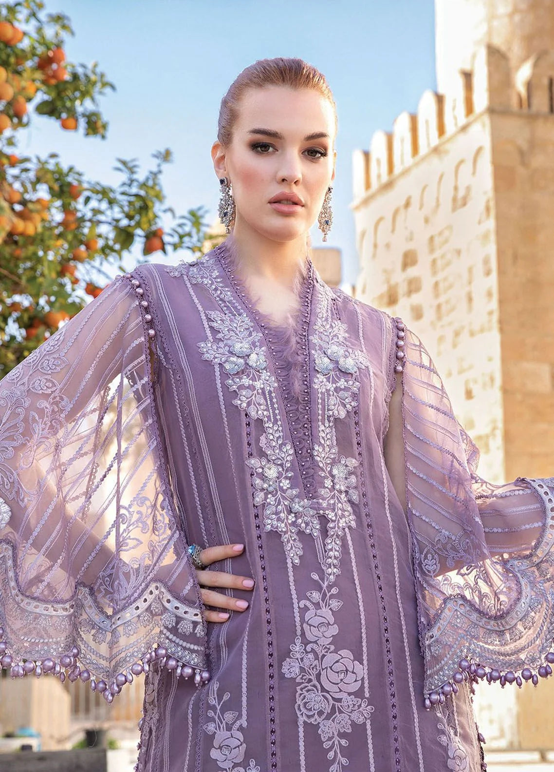 Maria B Winter Cotton Dress