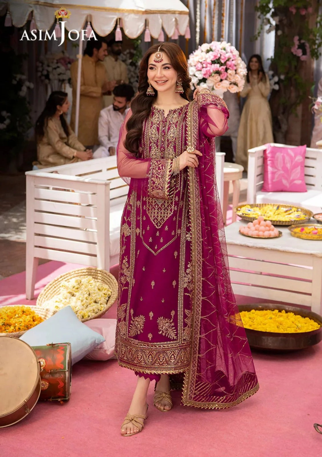 Asim Jofa Chiffon Dress