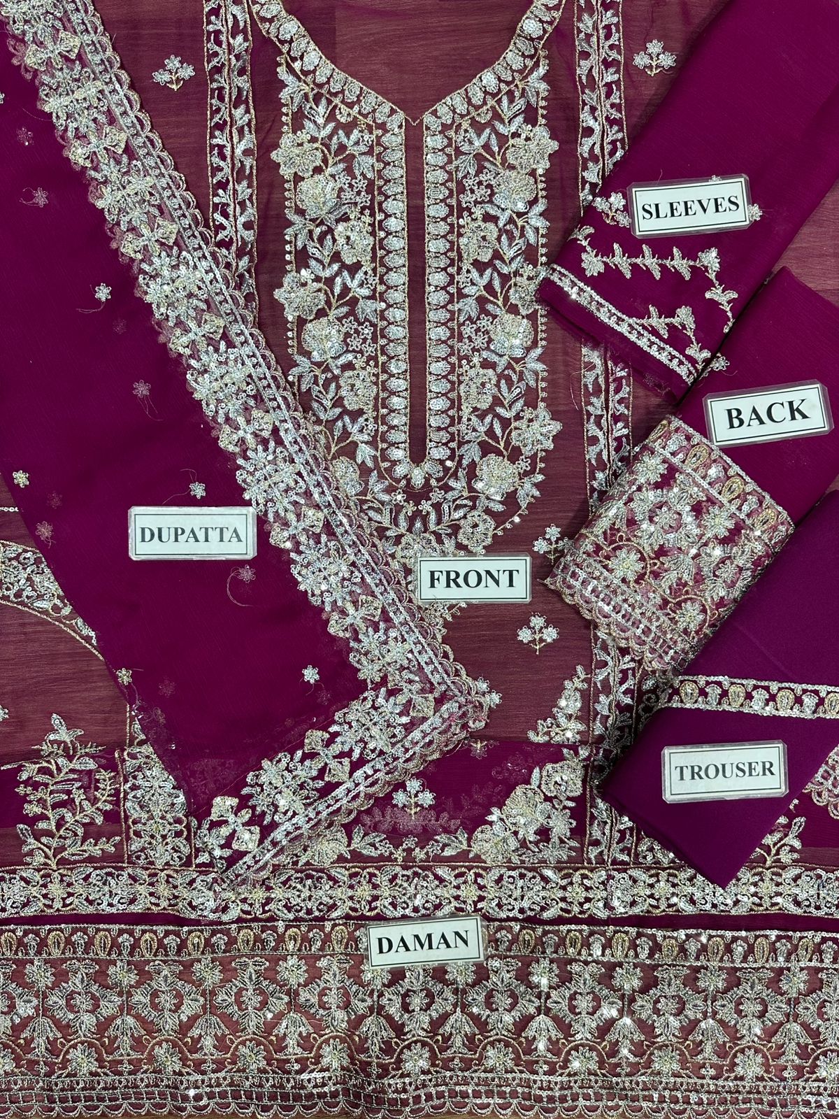 Asim Jofa Chiffon Dress