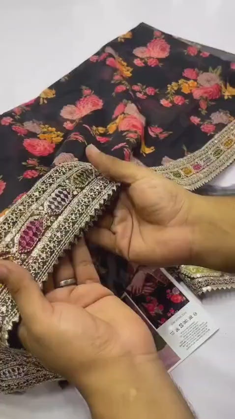 Aneelas Silk Dress Black