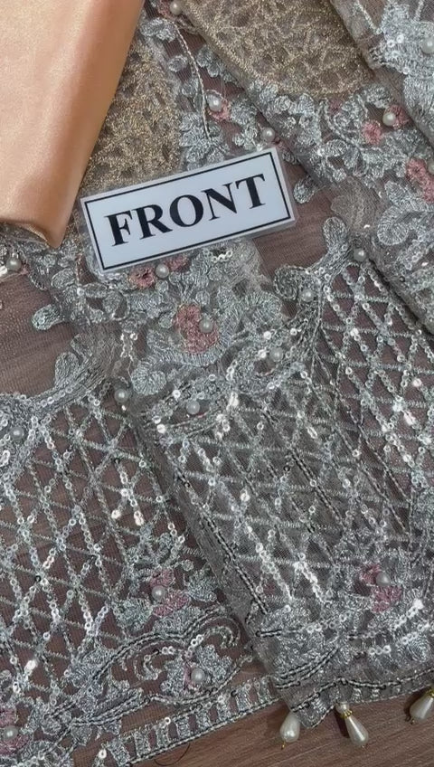 Maria B Bridal Luxury Net Maxi Embroidered